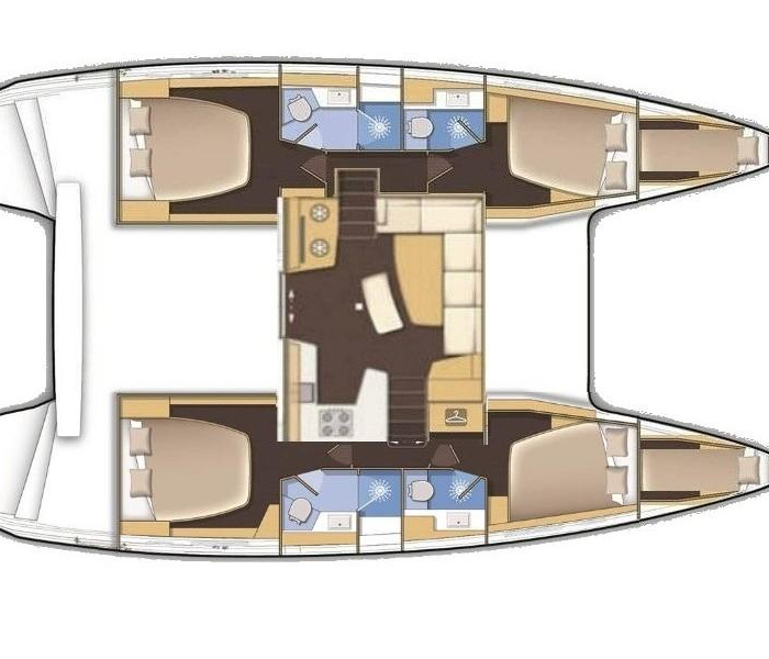 Nina (A/C, Gen 10KWA, watermaker, electric winch) | Lagoon 40 photo 11