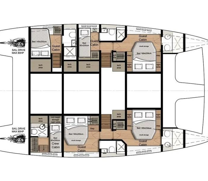 Liberta | Sunreef 50 - Luxe photo 3