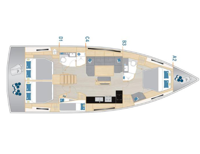 Binlik | Hanse 460 Owners photo 15