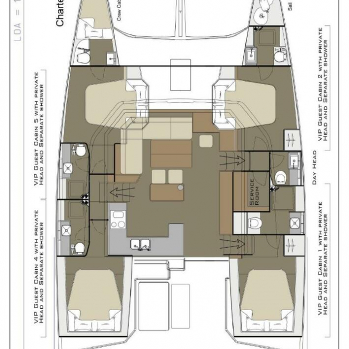 Vittoria | Dufour 48 Catamaran photo 17